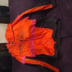 red and black bebe windbreaker